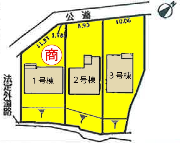 新築一戸建て 岡崎市西阿知和町字中根196番 名鉄名古屋本線東岡崎駅 3080万円