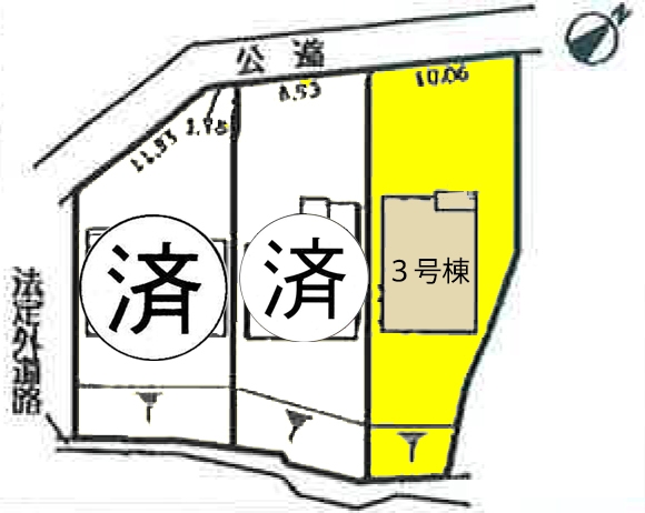 新築一戸建て 岡崎市西阿知和町字中根196番 名鉄名古屋本線東岡崎駅 3180万円