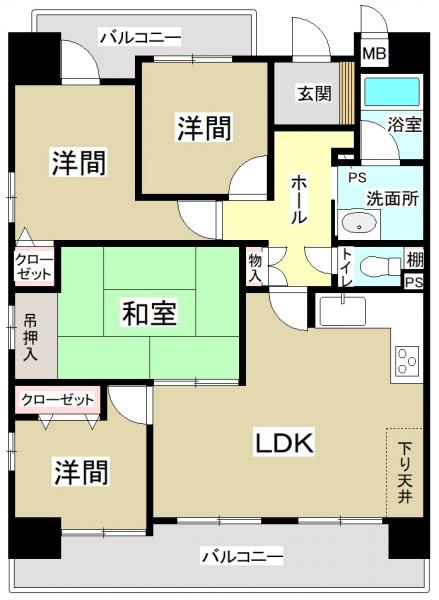 中古マンション 安城市和泉町大海古 名鉄西尾線米津駅 1550万円