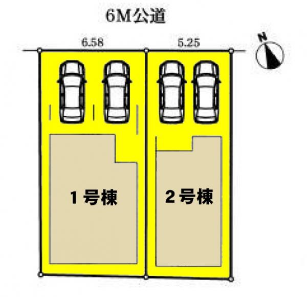 新築一戸建て 名古屋市熱田区一番2丁目2113-1、2 名古屋市名港線六番町駅 3780万円