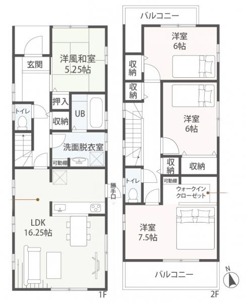 新築一戸建て 愛西市大野山町元余代31-3 名鉄尾西線渕高駅 1730万円