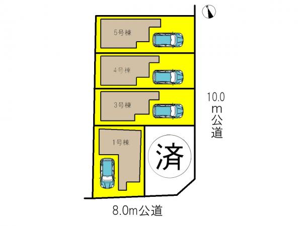 新築一戸建て 名古屋市中区松原2丁目5番地14 名古屋市鶴舞線大須観音駅 5480万円