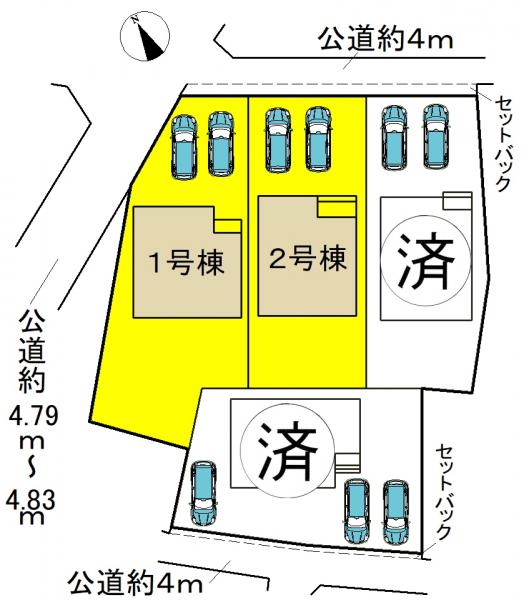 新築一戸建て 豊明市新田町森西82-1 名鉄名古屋本線豊明駅 3380万円