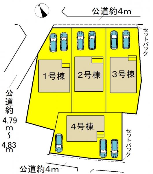 新築一戸建て 豊明市新田町森西82-1 名鉄名古屋本線豊明駅 3480万円