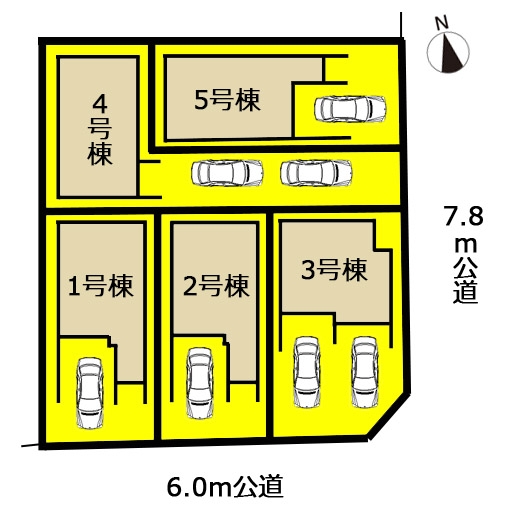 新築一戸建て 名古屋市千種区大久手町6丁目8-1 名古屋市桜通線吹上駅 4780万円