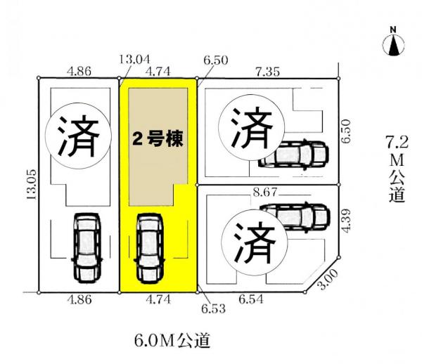 新築一戸建て 名古屋市中村区沖田町91番1、91番2 名古屋市東山線岩塚駅 3180万円