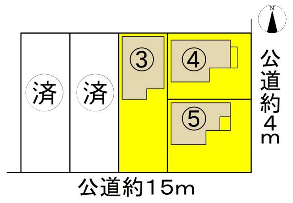 新築一戸建て 知多郡武豊町字北中根5丁目43番1、92番 名鉄河和線知多武豊駅 2680万円