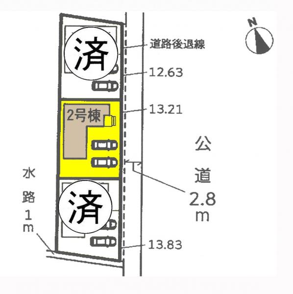 新築一戸建て 愛西市北一色町証文151番地の一部 名鉄尾西線佐屋駅 2077万円