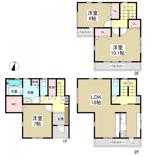 中古一戸建て 名古屋市中川区露橋1丁目 名鉄名古屋本線山王駅 3498万円