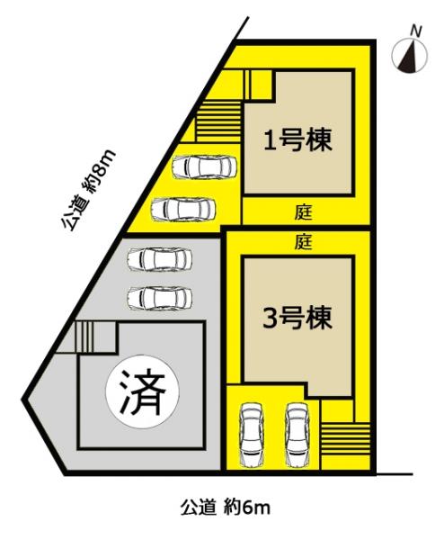 新築一戸建て 名古屋市名東区極楽2丁目171 名古屋市東山線本郷駅 3980万円