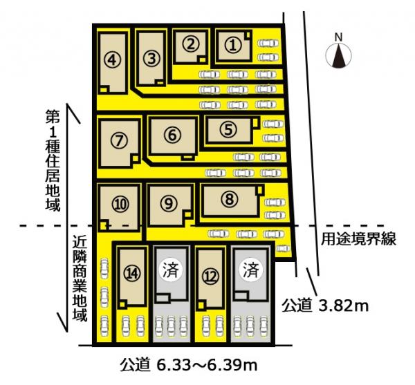 新築一戸建て 名古屋市瑞穂区雁道町1丁目13 JR東海道本線(熱海〜米原)熱田駅 4330万円