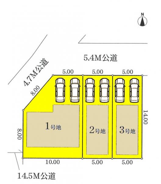 新築一戸建て 名古屋市中村区名西通3丁目1番地 近鉄名古屋線黄金駅 4180万円