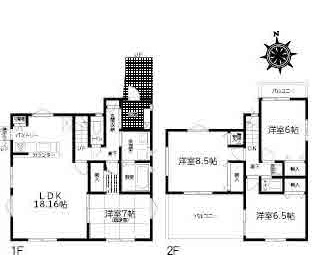 新築一戸建て 名古屋市港区秋葉2丁目 名古屋臨海高速鉄道名古屋競馬場前駅 3290万円