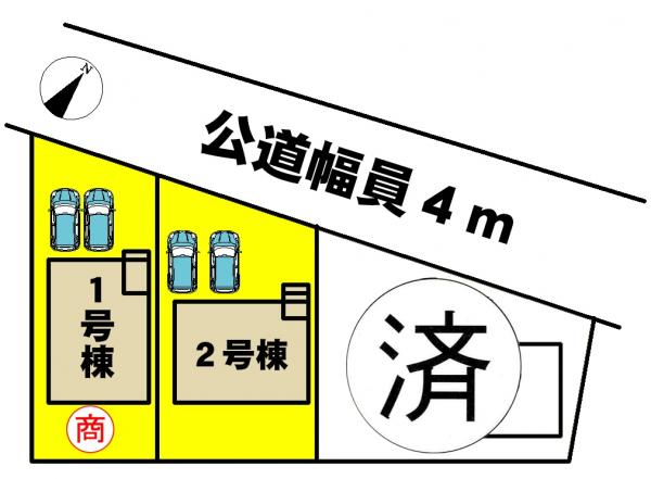 新築一戸建て 西尾市新在家町三四山28-2 名鉄西尾線西尾駅 2590万円