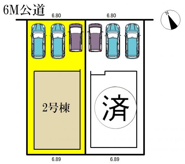 新築一戸建て 名古屋市熱田区千年1丁目一丁目4番26号 名古屋市名城線伝馬町駅 3680万円