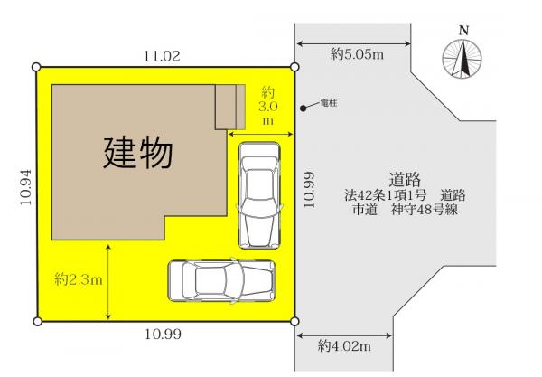 新築一戸建て 津島市神守町字四丁37番 名古屋市東山線中村公園駅 2180万円