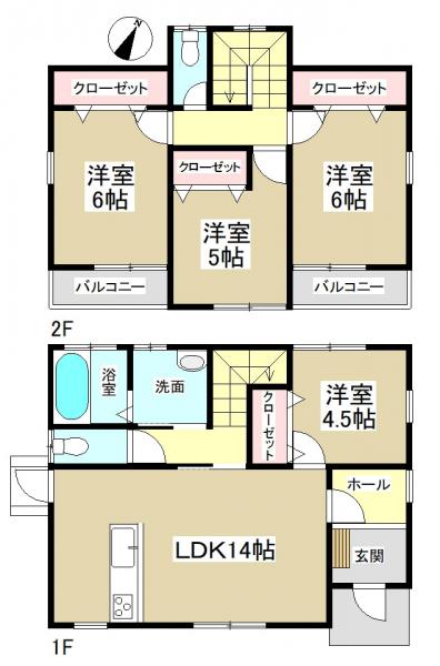 新築一戸建て 可児市鳩吹台3丁目 名鉄広見線西可児駅 1780万円