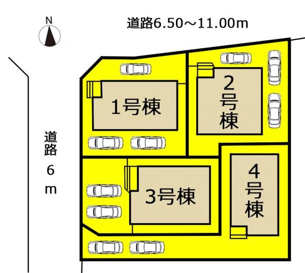 新築一戸建て みよし市三好町中島60番1の一部 名鉄豊田線米野木駅 2990万円