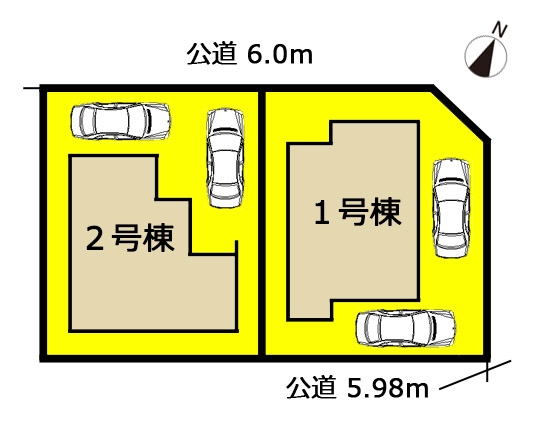 新築一戸建て 名古屋市千種区鹿子殿15番地3 名古屋市名城線自由ヶ丘駅 4380万円
