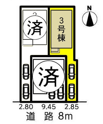 新築一戸建て 名古屋市中川区大当郎3丁目 近鉄名古屋線伏屋駅 2490万円
