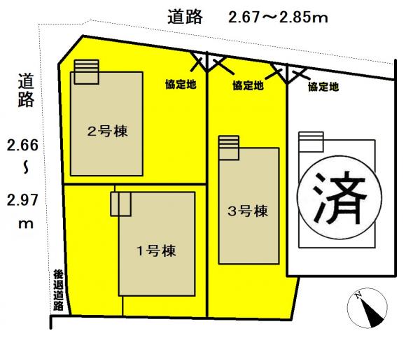 新築一戸建て 名古屋市中川区江松3丁目 近鉄名古屋線伏屋駅 2430万円