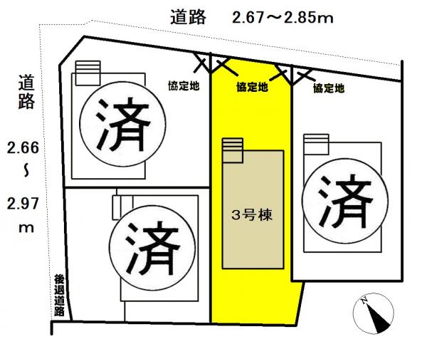 新築一戸建て 名古屋市中川区江松3丁目 近鉄名古屋線伏屋駅 2230万円