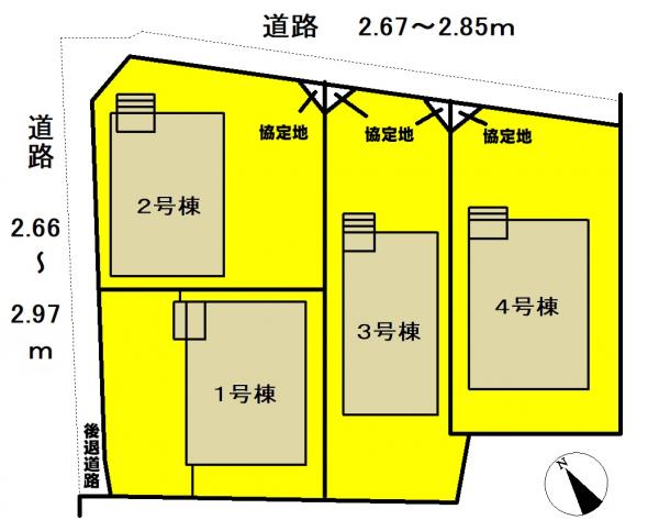新築一戸建て 名古屋市中川区江松3丁目 近鉄名古屋線伏屋駅 2330万円