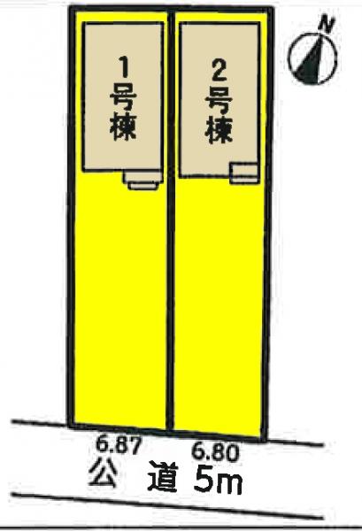 新築一戸建て 蒲郡市鹿島町鬼越34番11 名鉄蒲郡線三河鹿島駅 2680万円