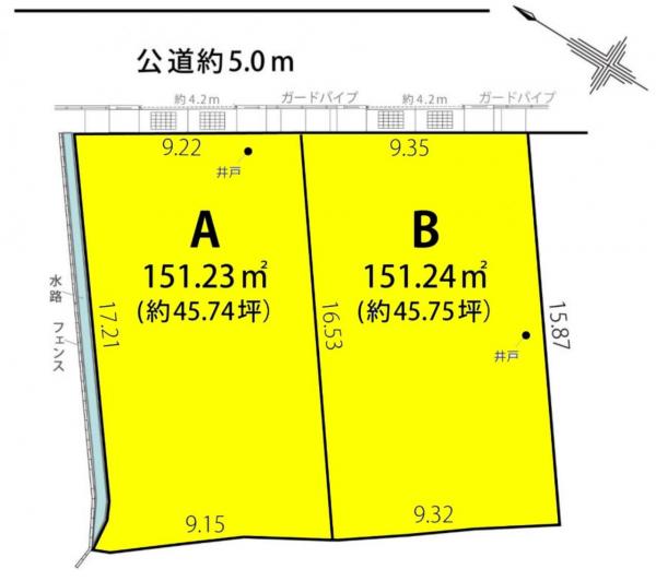 土地 知立市桜木町桜木128-2、128-3 名鉄名古屋本線知立駅 1850万円