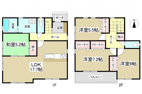 新築一戸建て 名古屋市中川区下之一色町字宮分 近鉄名古屋線伏屋駅 2790万円