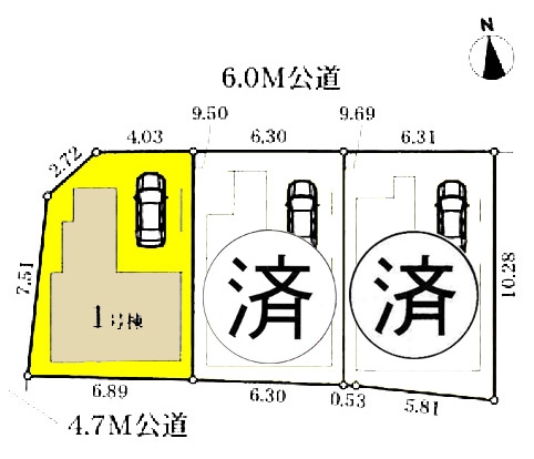 新築一戸建て 名古屋市中村区上米野町4丁目 名古屋市桜通線中村区役所駅 4180万円