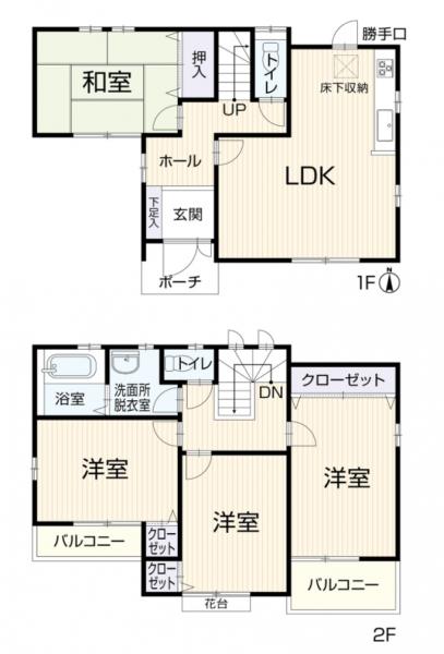 中古一戸建て 名古屋市中川区下之一色町字松蔭2丁目65-12 名古屋臨海高速鉄道中島駅 1899万円