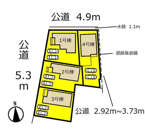 新築一戸建て 小牧市多気西町220-1 名鉄小牧線間内駅 2680万円