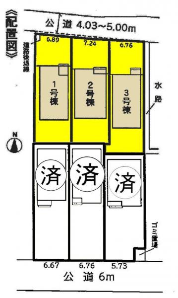 新築一戸建て 弥富市平島東3丁目91、92、106、107 近鉄名古屋線近鉄弥富駅 2580万円