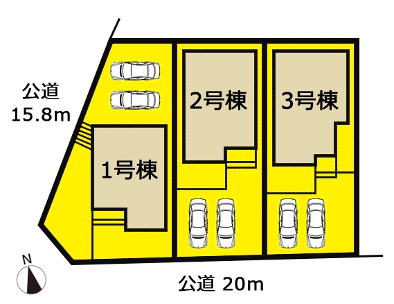 新築一戸建て 瀬戸市ひまわり台3丁目63 愛知環状鉄道中水野駅 2880万円