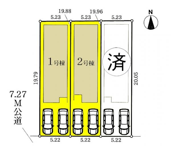 新築一戸建て 名古屋市中村区日ノ宮町3丁目 名古屋市東山線岩塚駅 4180万円