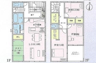 新築一戸建て 各務原市鵜沼各務原町9丁目98 名鉄各務原線苧ヶ瀬駅 2480万円