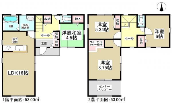 新築一戸建て 名古屋市中川区富田町大字千音寺字南島 関西本線春田駅 2980万円