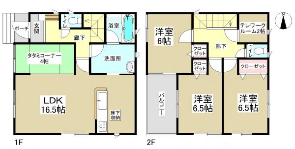 新築一戸建て 名古屋市中川区江松1丁目 近鉄名古屋線伏屋駅 3090万円