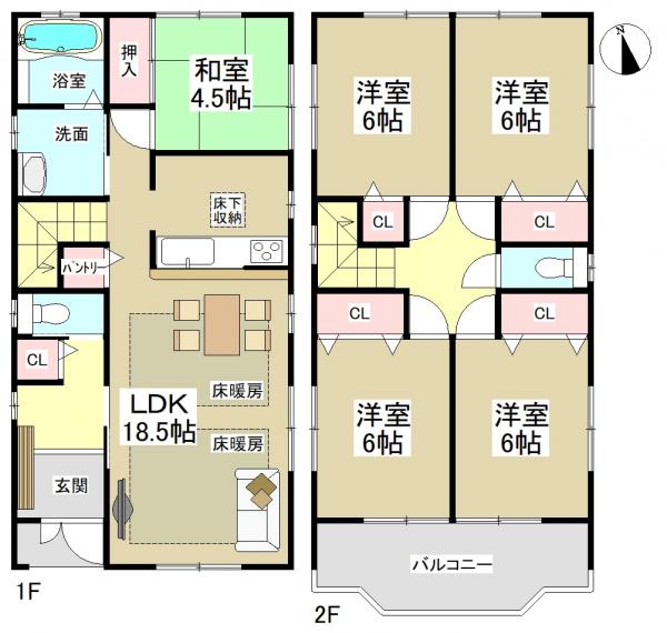 新築一戸建て 名古屋市天白区福池1丁目218番地 名古屋市桜通線野並駅 3730万円