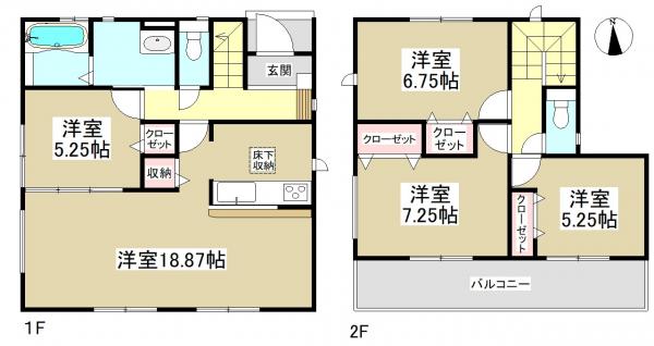 新築一戸建て 名古屋市港区宝神5丁目 名古屋臨海高速鉄道稲永駅 3398万円