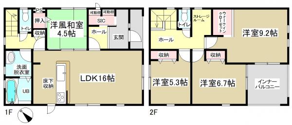 新築一戸建て 小牧市大字西之島851-1 名鉄小牧線小牧駅 2780万円