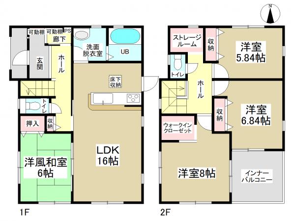 新築一戸建て 津島市越津町字西之郷 名鉄津島線勝幡駅 2580万円