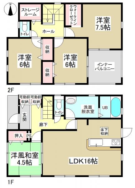 新築一戸建て 津島市越津町字西之郷 名鉄津島線勝幡駅 2680万円
