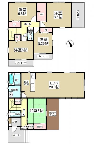新築一戸建て 弥富市東中地1丁目64番124 関西本線弥富駅 2898万円