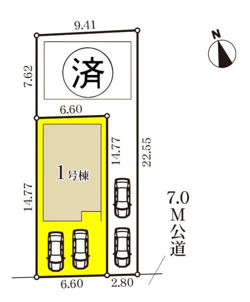 新築一戸建て 名古屋市中川区東中島町5丁目 名古屋臨海高速鉄道中島駅 3780万円