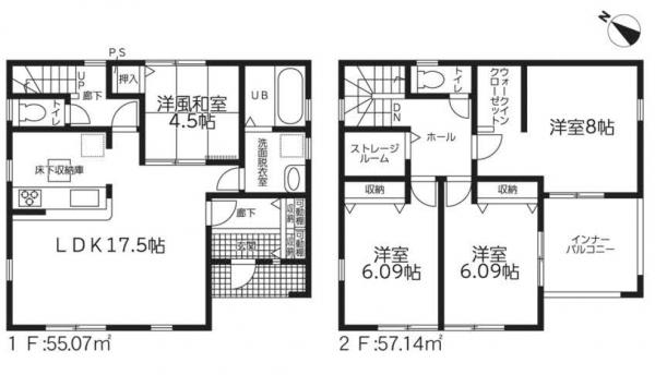 新築一戸建て 岡崎市下和田町字高畑 JR東海道本線(熱海〜米原)岡崎駅 3180万円