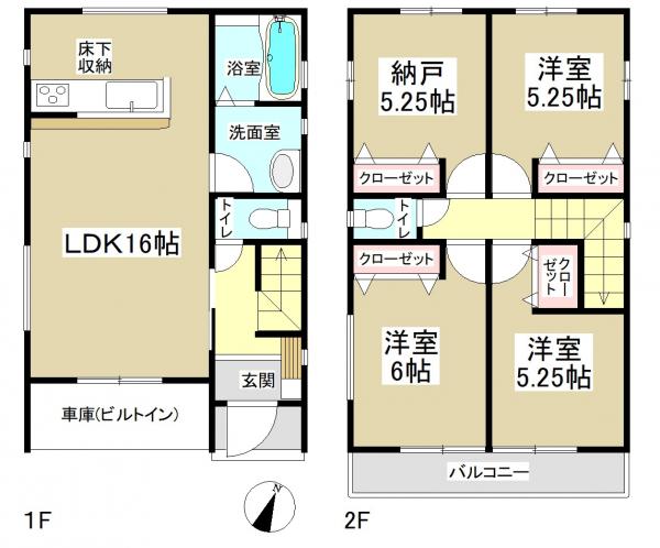 新築一戸建て 安城市里町七曲リ 名鉄名古屋本線新安城駅 3698万円