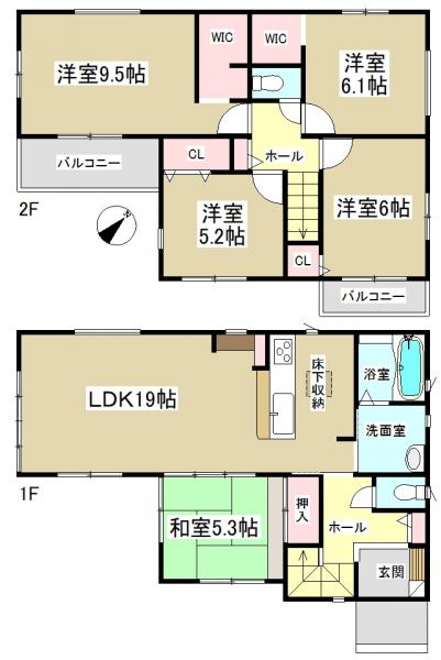 新築一戸建て 春日井市稲口町4丁目24番21 JR中央本線勝川駅 3798万円