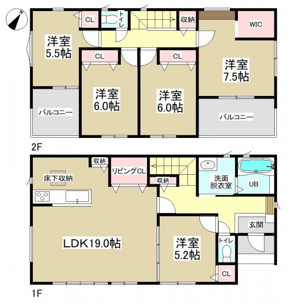 新築一戸建て 津島市愛宕町5丁目20番 名鉄尾西線日比野駅 3280万円
